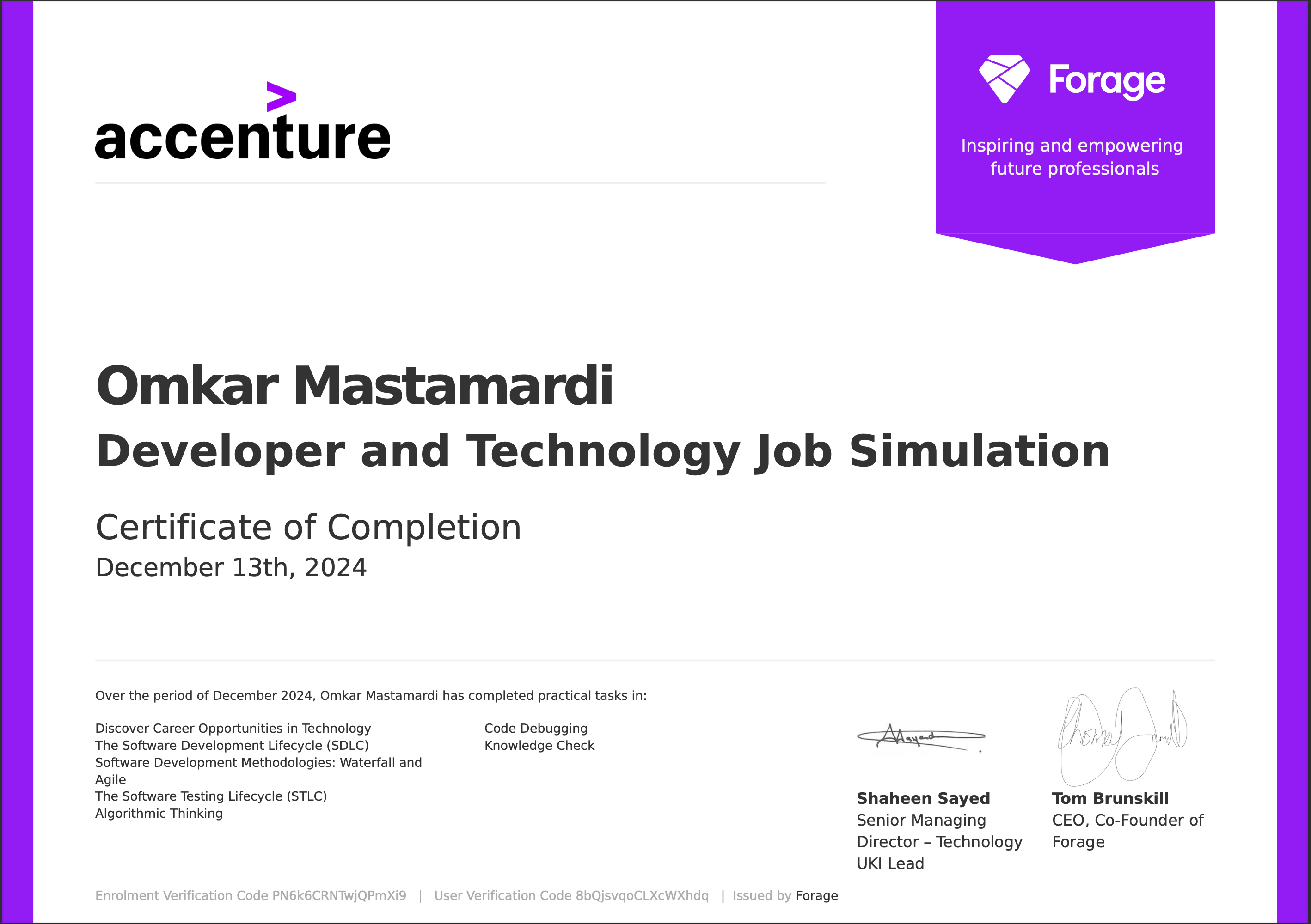 Accenture Certification
